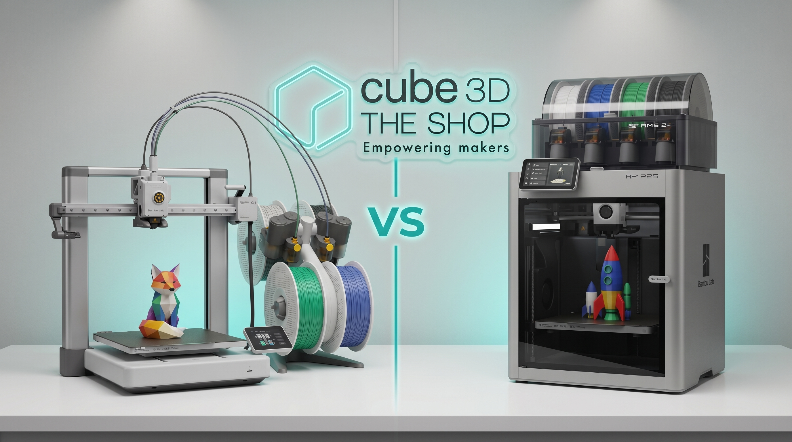 Bambu Lab A1 Combo vs P2S Combo: Which One Should You Buy? — Cube 3D