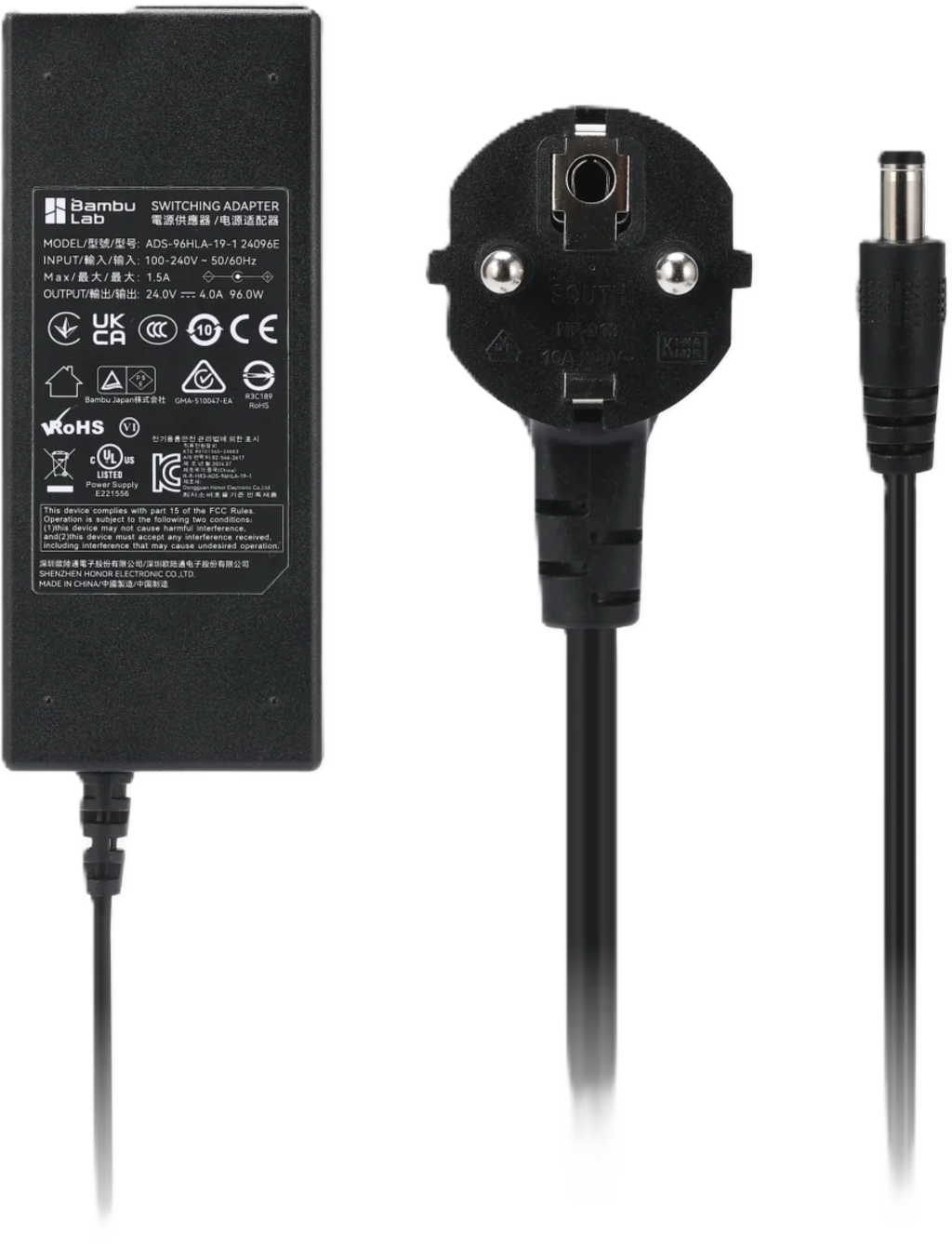 【美品】BambuLab AMS2Pro 電源/PTFEアダプター付属セット Bambu Lab AMS 2 Pro Switching Adapter (EU) | Cube 3D