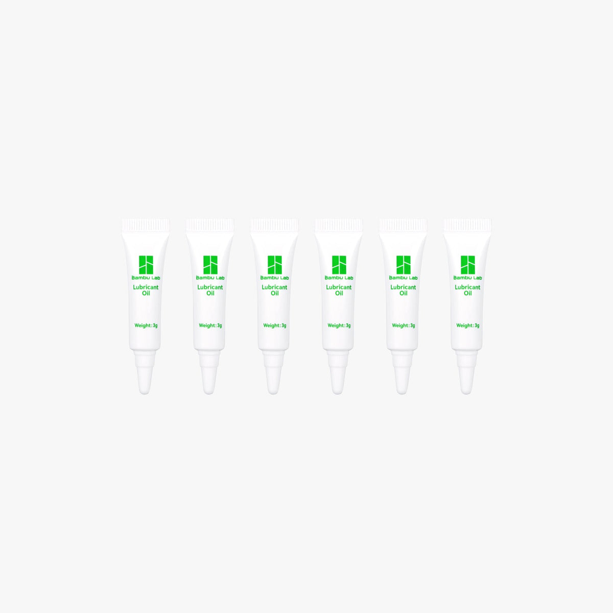 Bambu Lab Lubricant Oil, six 3 g tubes