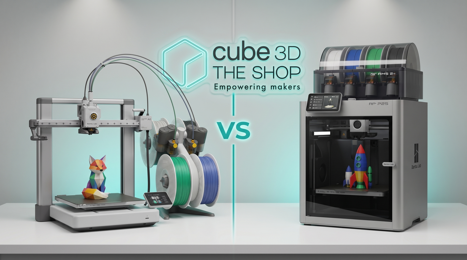 Bambu Lab A1 Combo vs P2S Combo: Open vs Enclosed - Which Should You Buy?