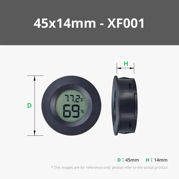 Bambu Lab Maker's Supply - Circular Embedded Electronic Digital Thermometer Hygrometer (1pcs) - XF001 - Image 2