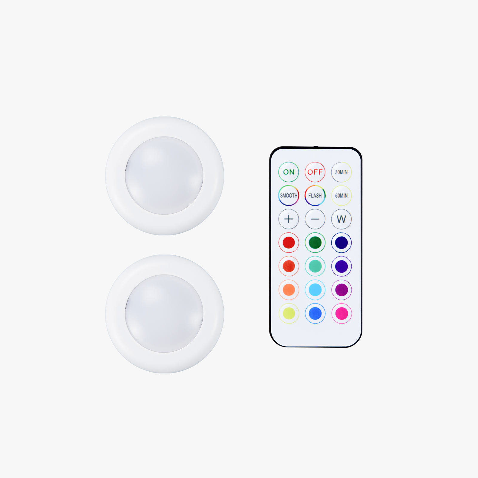 Bambu Lab Remote Controlled 16-color RGBW Puck Lights (2pcs) - Image 3