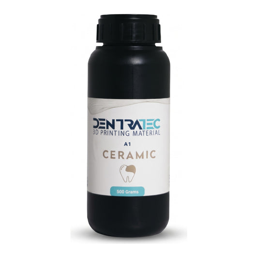 Dentratec Ceramic resin, shade A1, 500 g bottle