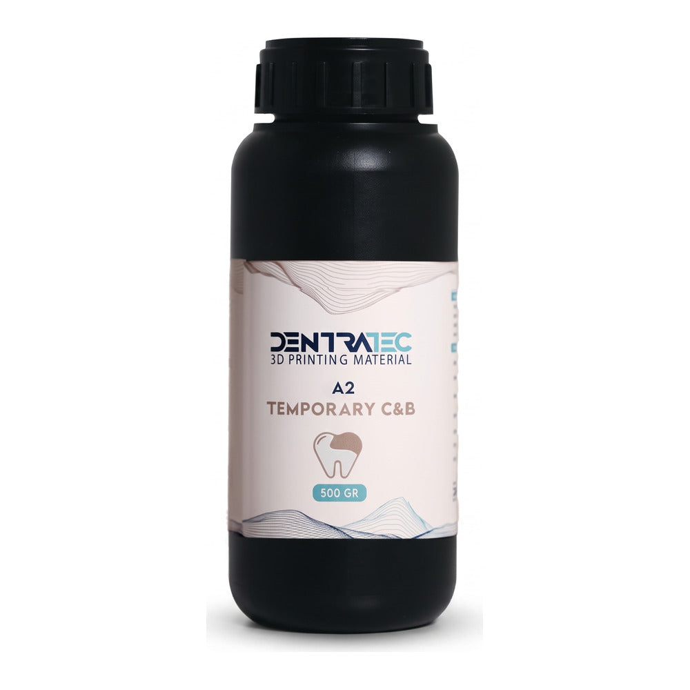 Dentratec Temp C&B V3 resin, shade A2, 500 g bottle