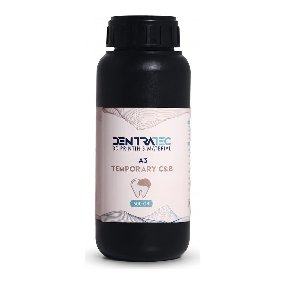 Dentratec Temp C&B V3 resin, shade A3, 500 g bottle