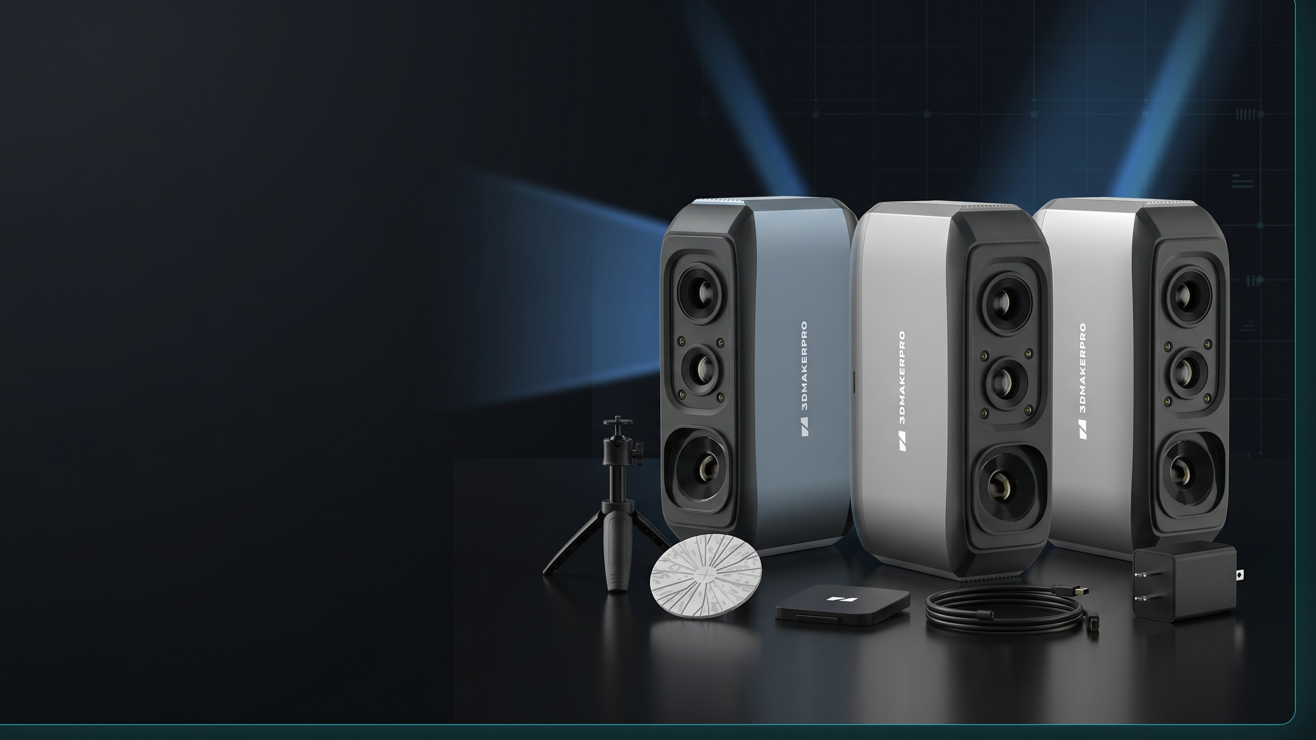 3DMakerpro Moose 3D Scanner lineup