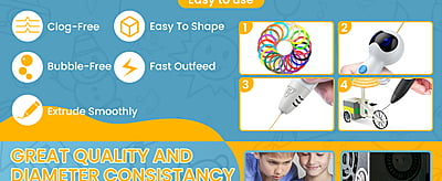 Sunlu Filament 10 Colors - Vibrant and Non-Toxic PLA Filament for 3D Pen Printing Sunlu Filament 10 Colors - Vibrant and Non-Toxic PLA Filament for 3D Pen Printing