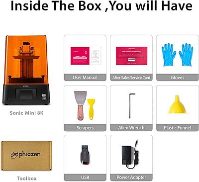 Phrozen Sonic Mini 8K 3D Printer Phrozen Sonic Mini 8K 3D Printer