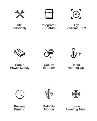 Creality Ender 3 3D Printer - Easy Assembly and Advanced Technology Creality Ender 3 3D Printer - Easy Assembly and Advanced Technology