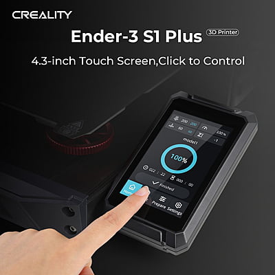Creality Ender-3 S1 Plus 3D Printer - Build Volume Upgrade and CR Touch Auto-leveling Creality Ender-3 S1 Plus 3D Printer - Build Volume Upgrade and CR Touch Auto-leveling