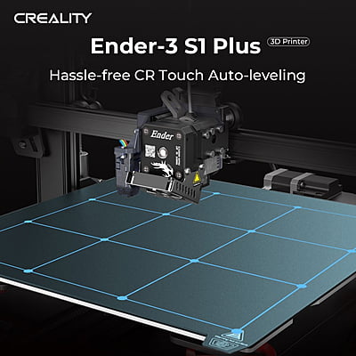 Creality Ender-3 S1 Plus 3D Printer - Build Volume Upgrade and CR Touch Auto-leveling Creality Ender-3 S1 Plus 3D Printer - Build Volume Upgrade and CR Touch Auto-leveling