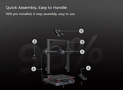 Creality Ender-3 S1 Plus 3D Printer - Build Volume Upgrade and CR Touch Auto-leveling Creality Ender-3 S1 Plus 3D Printer - Build Volume Upgrade and CR Touch Auto-leveling