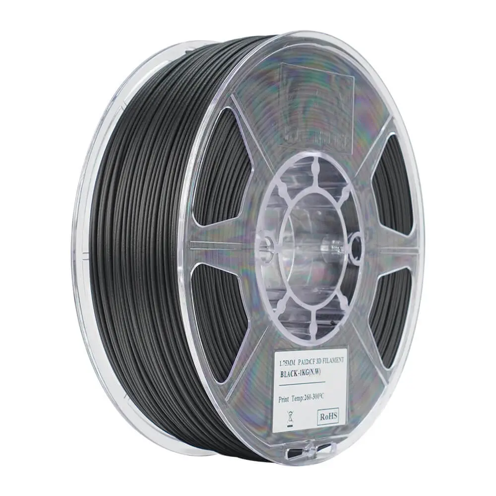 eSUN PA12+CF 1.75mm 1Kg Black Filament eSUN PA12+CF 1.75mm 1Kg Black Filament